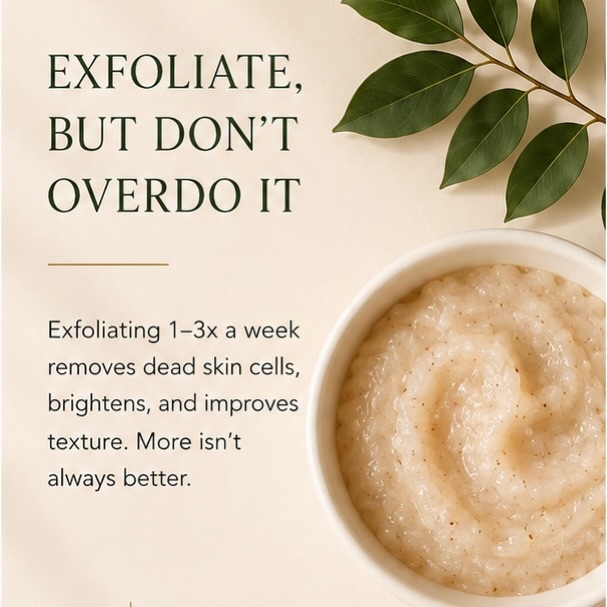 Exfoliation guidance from K | E Skin Studio