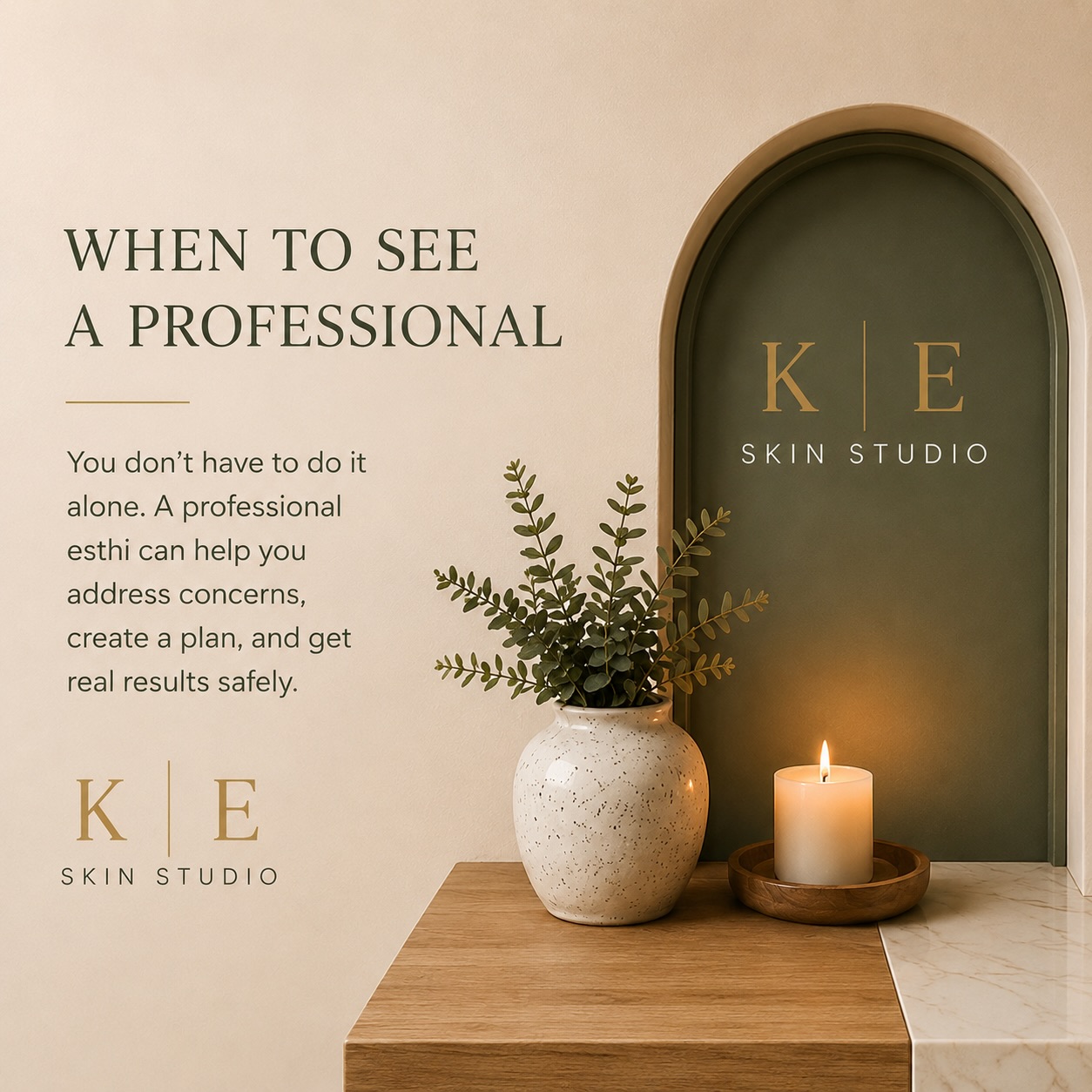 Personalized skin treatment plan