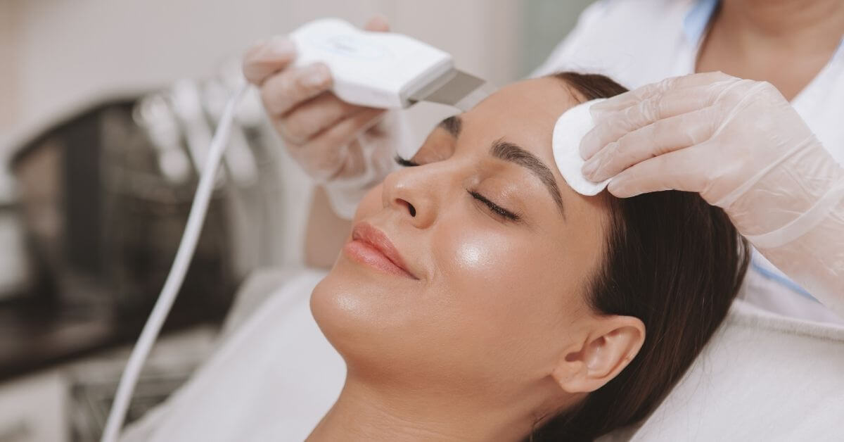 Professional facial treatment at K | E Skin Studio