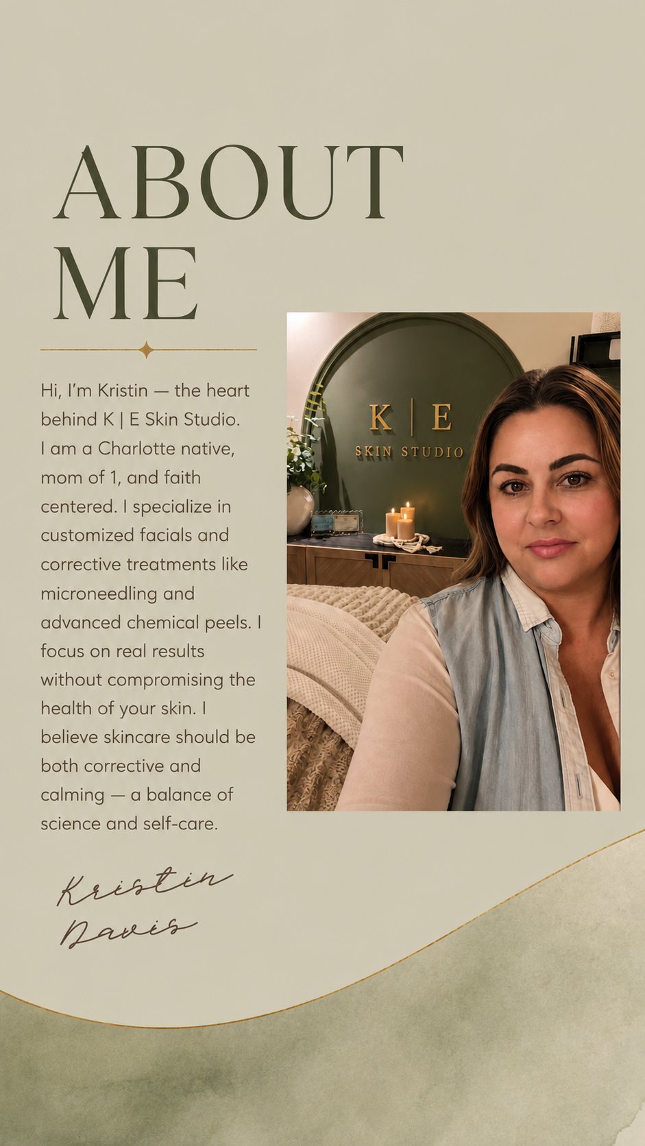 Kristin Davis — Licensed Esthetician at K | E Skin Studio